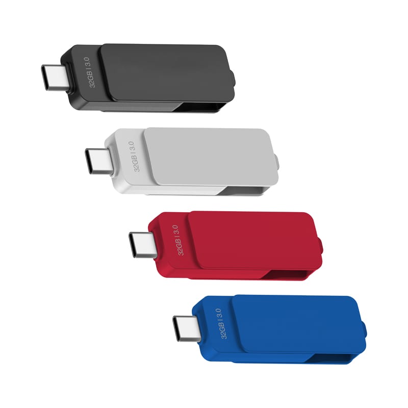 Alternative view of Twister Type-C Flash Drive