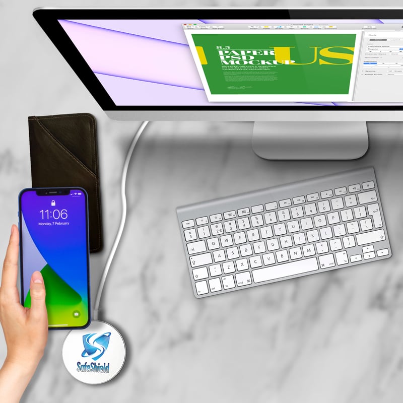Alternative view of Tauris 15W Magnetic Wireless Charger