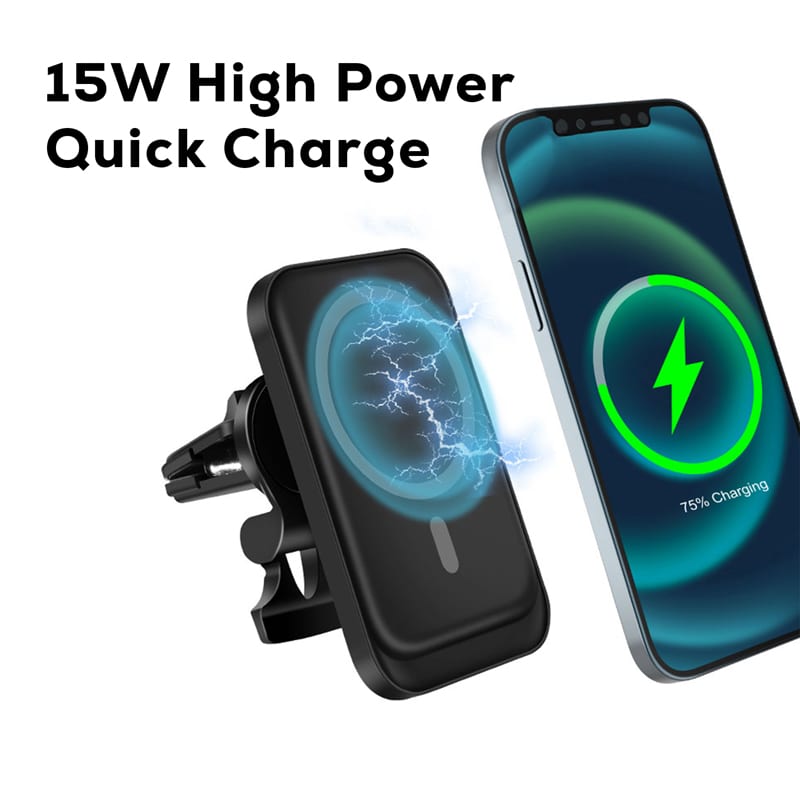 Alternative view of Rover Magnetic 15W Wireless Car Charger