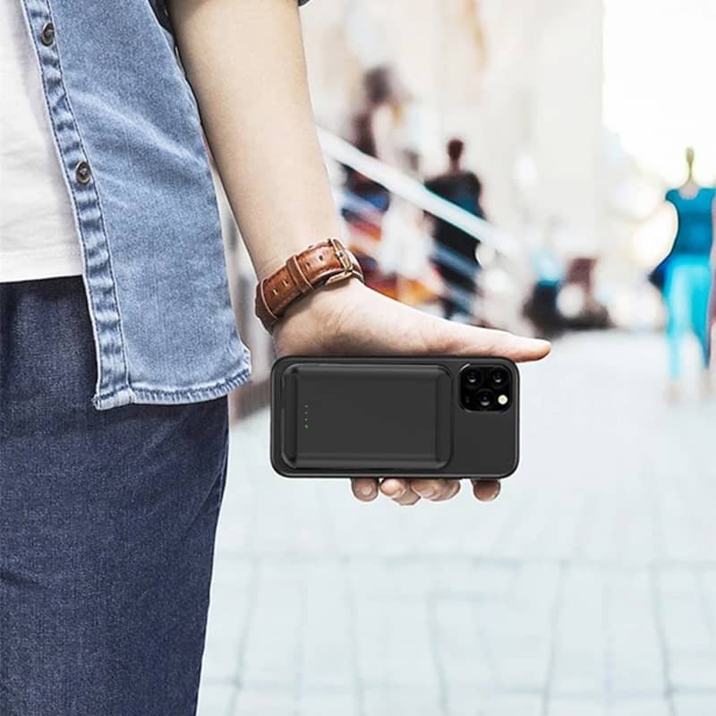 Alternative view of Denver Magnetic Wireless Power Bank - 5000 mAh