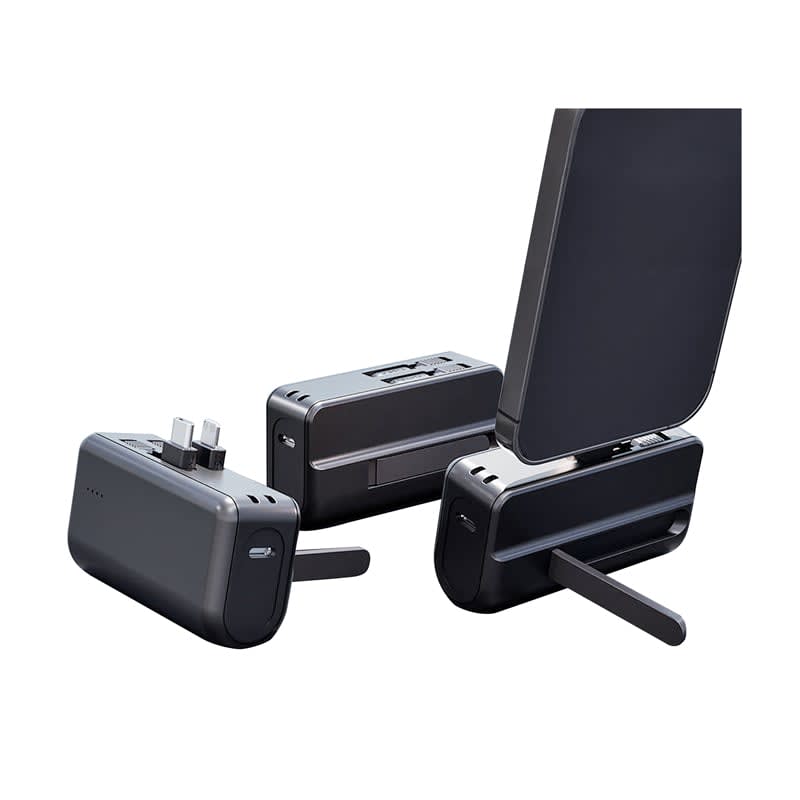 Alternative view of Genoa Capsule Power Bank Stand - 4500 mAh