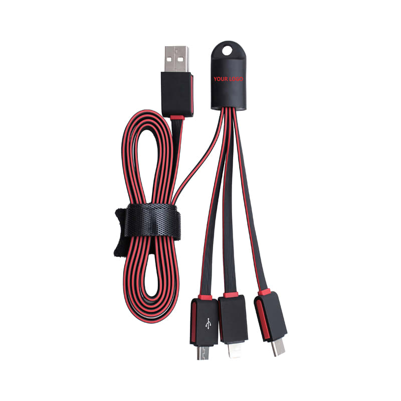 Alternative view of Parma Multi Charge Flat Charge Cable