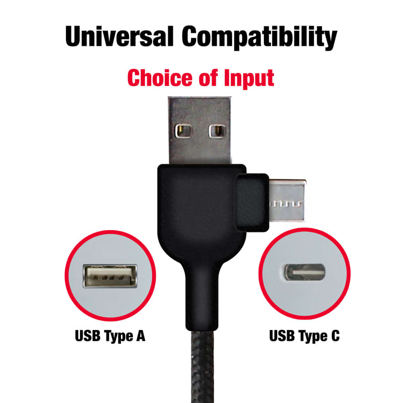 Alternative view of Sabre II LED Charge Cable