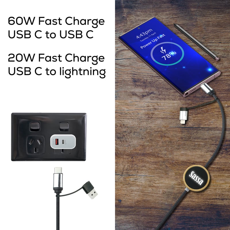 Alternative view of Vinci LED Data Charge Cable