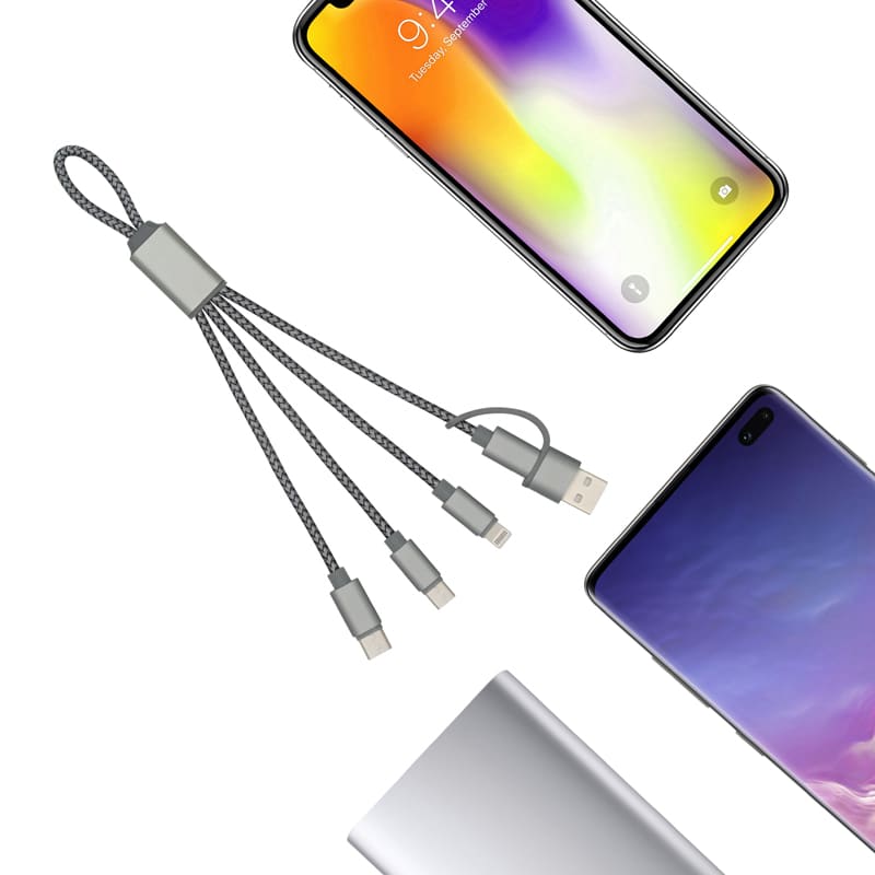 Alternative view of Trident 2 Eco Charge Cable (RPET)