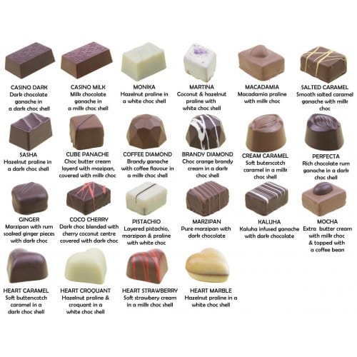Alternative view of 12 Pack Choc Box Assorted PRALINES