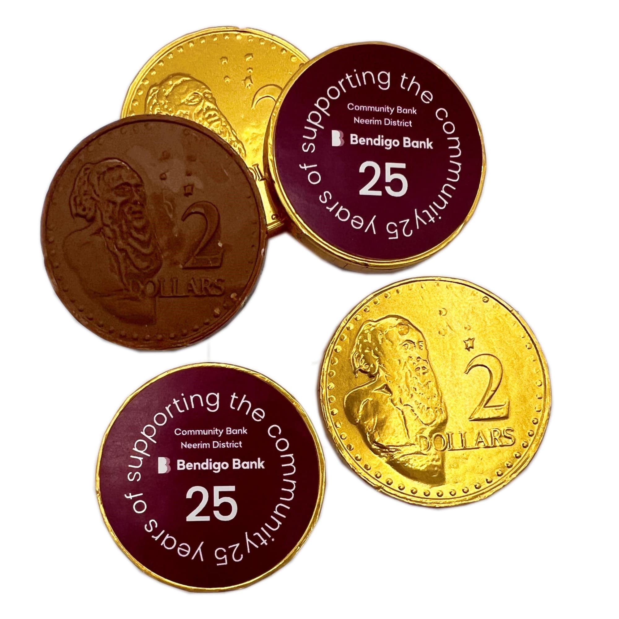 Alternative view of Chocolate Coins