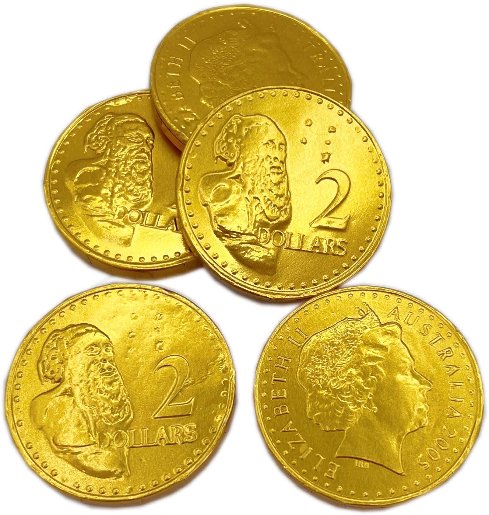Alternative view of Small Biz Card Treats with Chocolate Coins