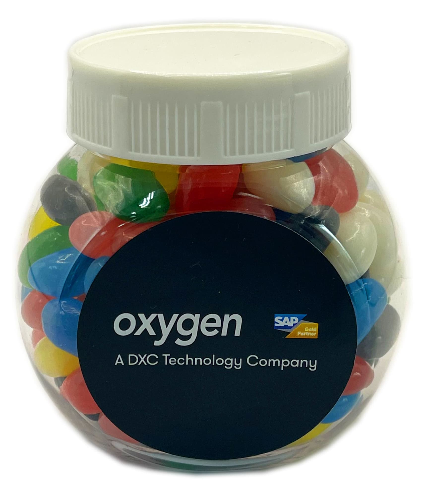 Plastic Jar with Mini Jelly Beans 170g