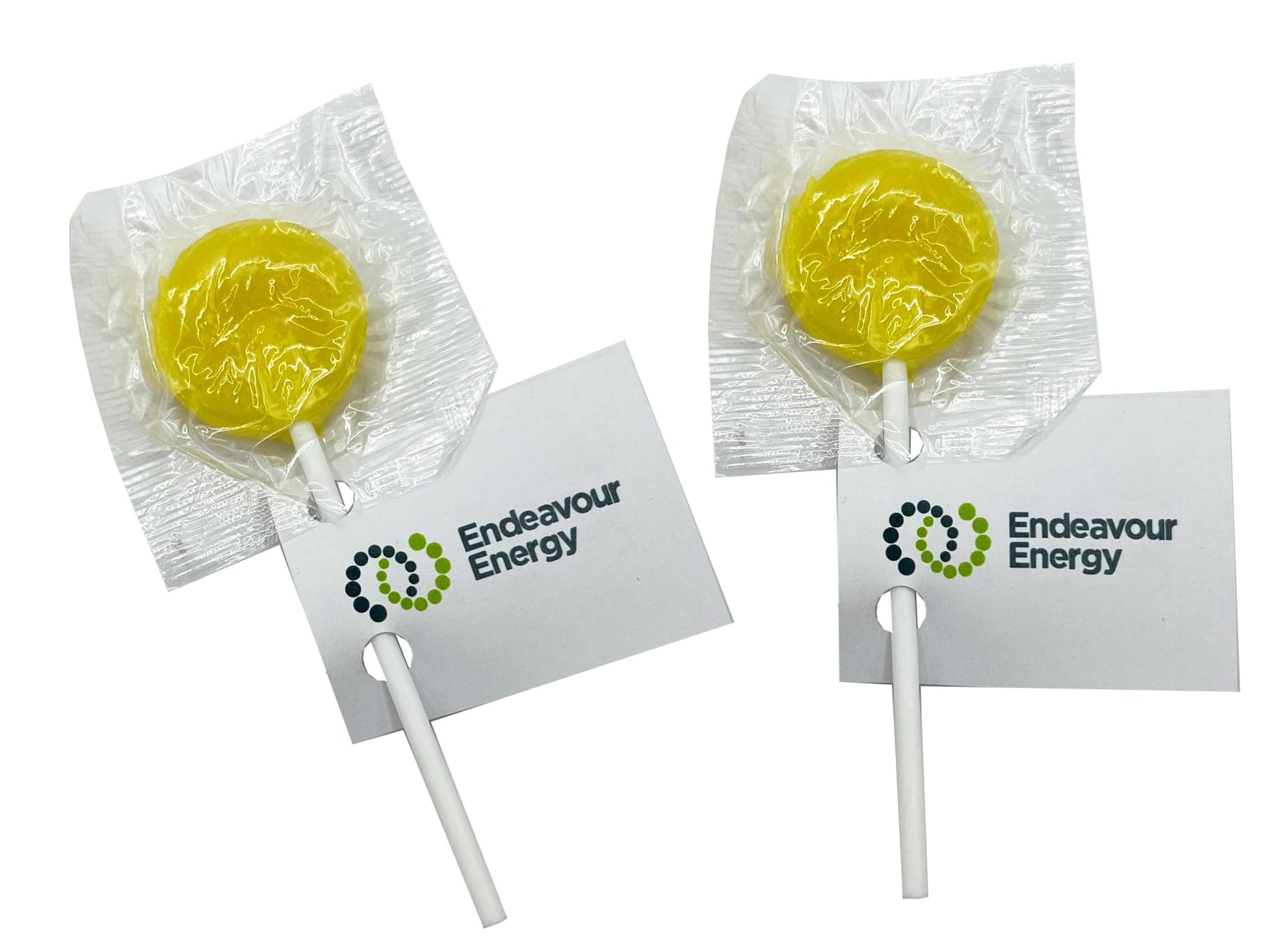Small Branded Lollipops with Tag