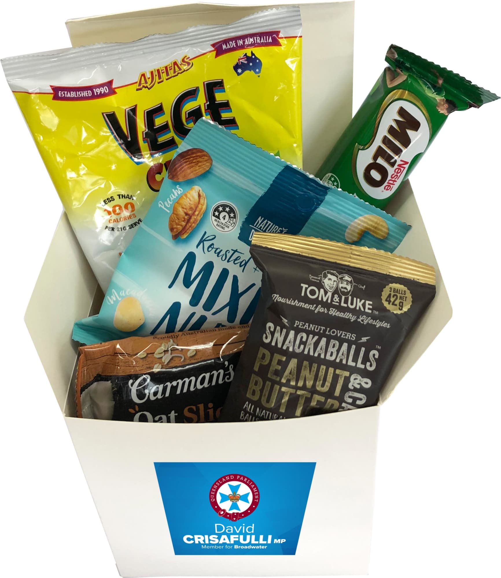 White Gift Box Health - CC087F Image