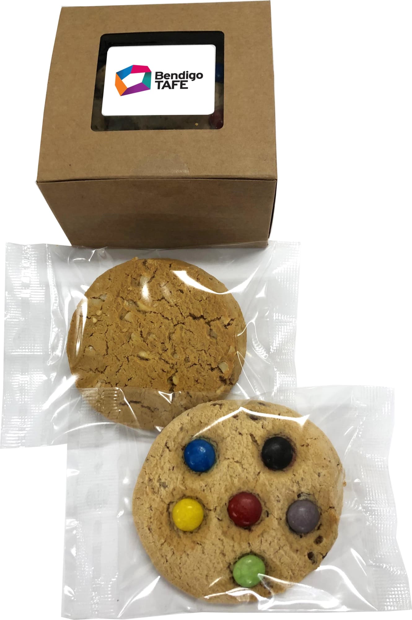 Cafe Style Cookies in Window Box - Sticker adhered to Box