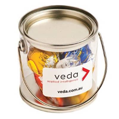 Small PVC Bucket filled with Lindt Balls x5 - CC003F Image
