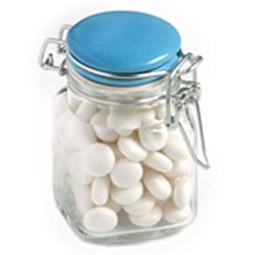 Chewy Mints in Clip Lock Jar 80g - Branded Jar with Sticker