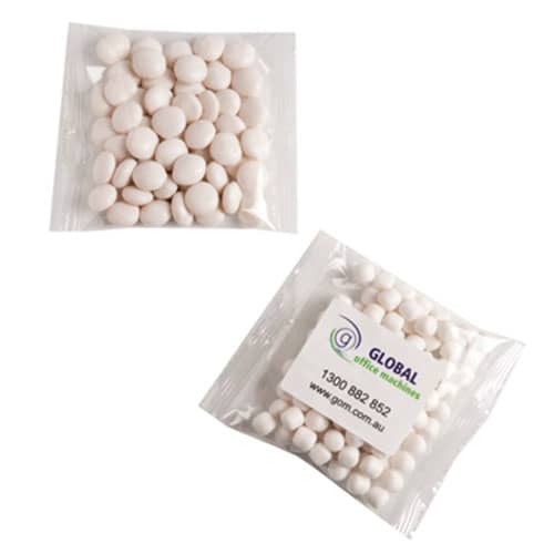 Mint Bags 50g - Branded Bag with Sticker - Chewy Mints