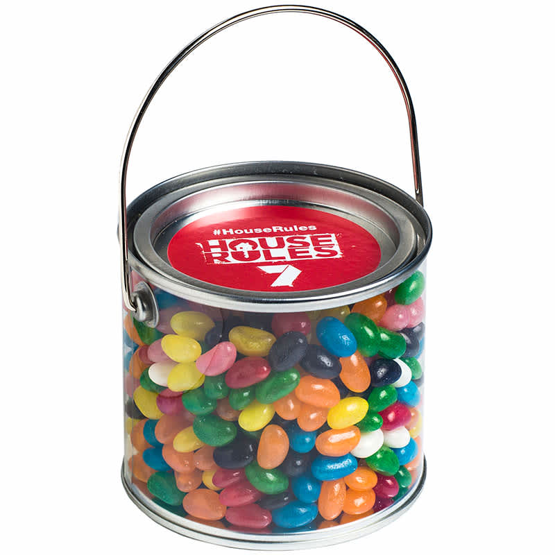 Medium PVC Bucket with Mini Jelly Beans 400g