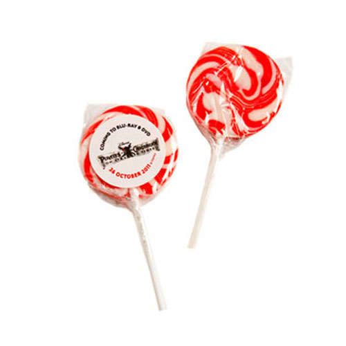 Medium Candy Lollipops - Red - Unbranded Lollipops