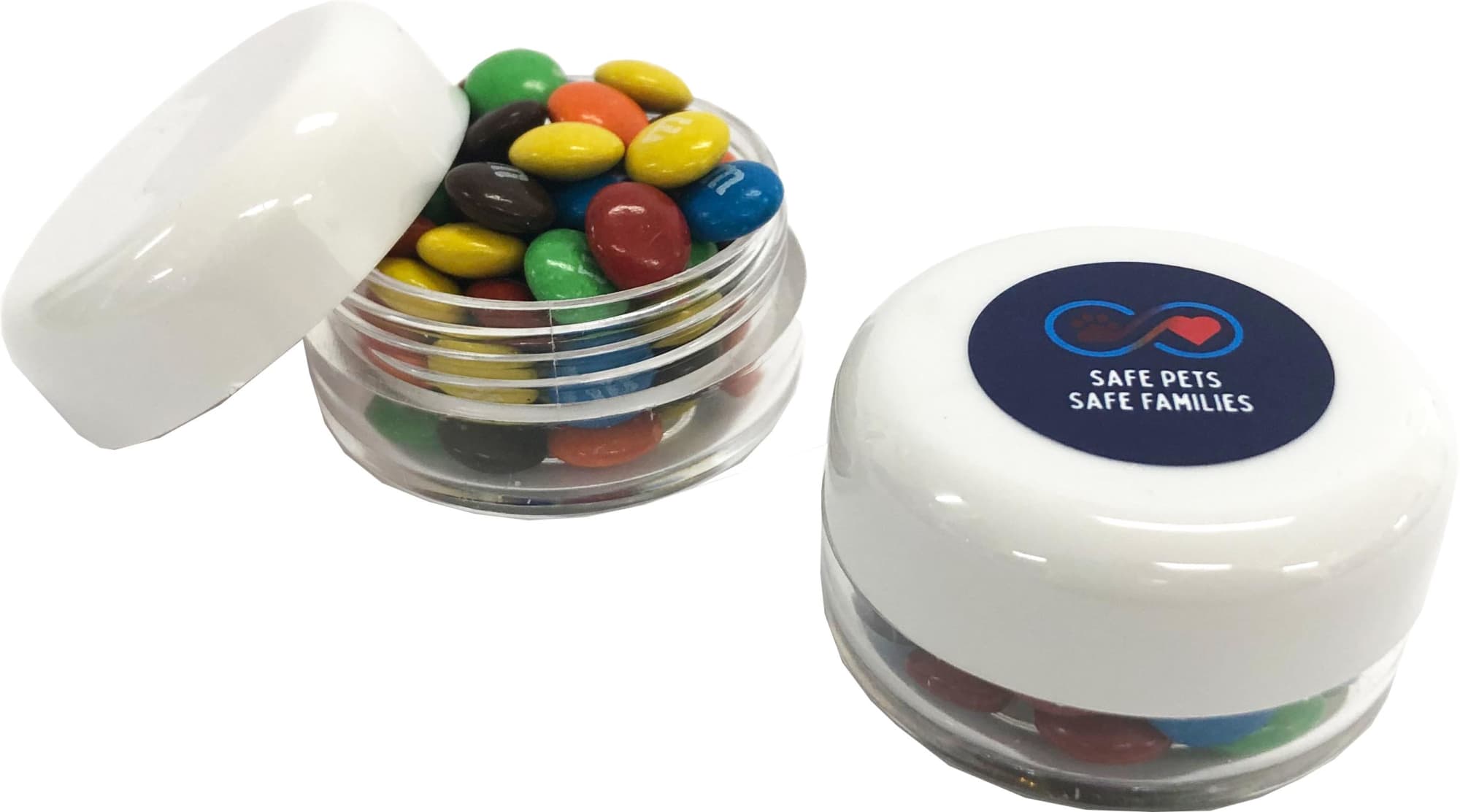 Small Screw Cap Jar with M&Ms - CC119D Image