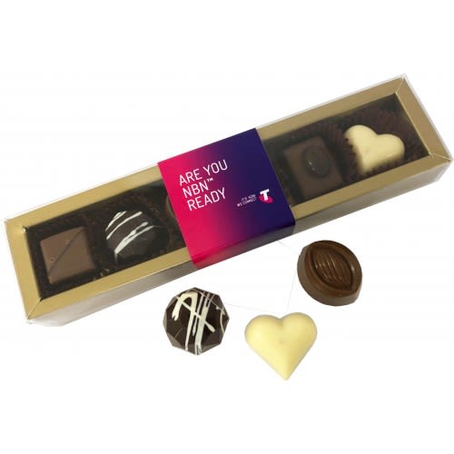 Alternative view of 6 Pack Choc Box ASSORTED Pralines