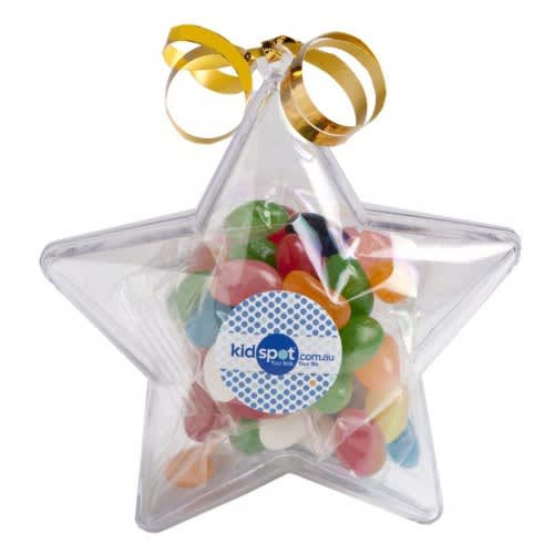 Alternative view of Acrylic Star with Mini Jelly Beans 50g
