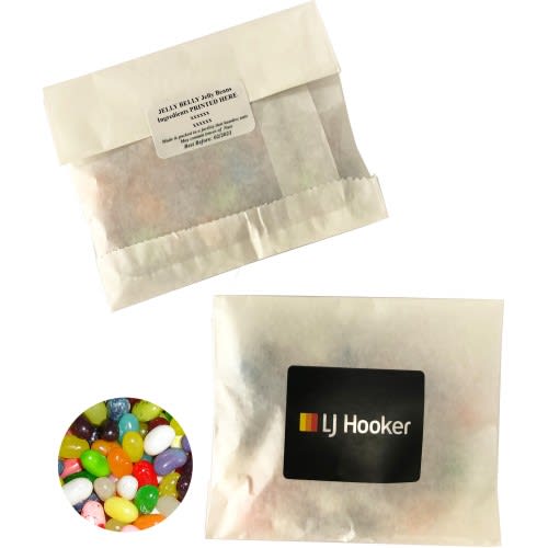 Kraft Paper Bag with JELLY BELLY Jelly Beans 50g - Image 2