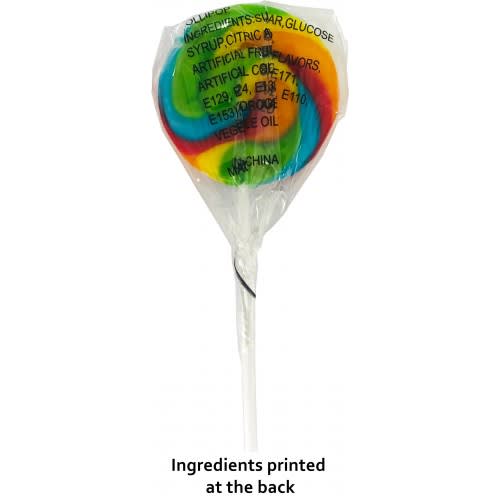 Alternative view of Medium Candy Lollipops - Black