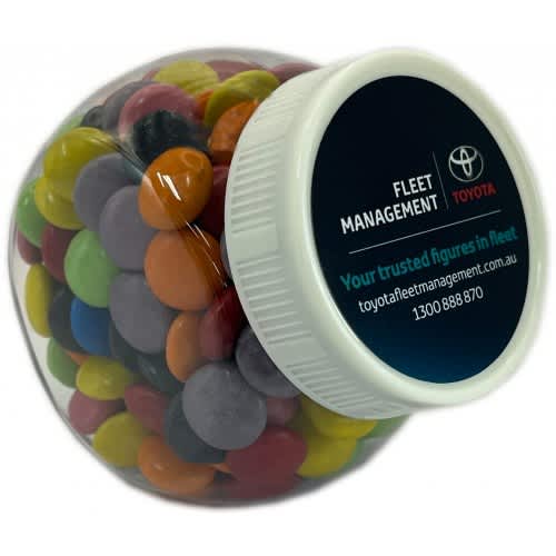 Alternative view of Plastic Jar with Choc Beans 170g
