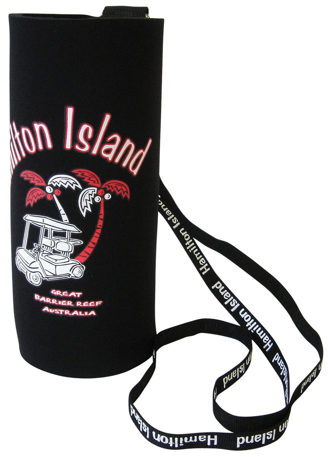 Water Bottle Cooler With Lanyard (Sublimation)