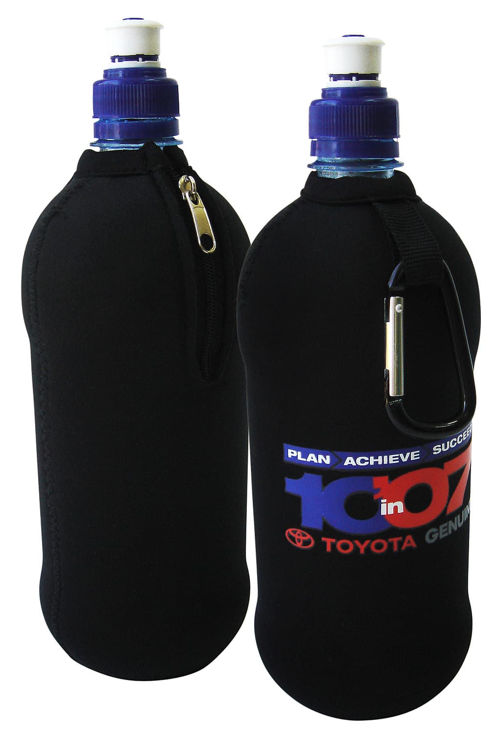 Water Bottle Cooler With Carabiner (Sublimation)