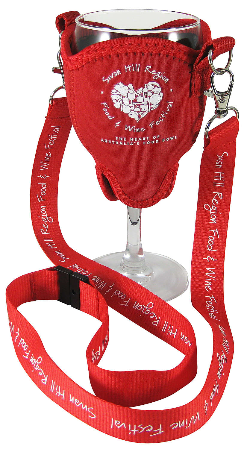 Wine Glass Holder With Lanyard (Sublimation)