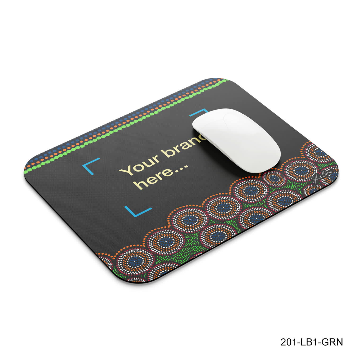 Lewis Burns Rectangular Mouse Pad