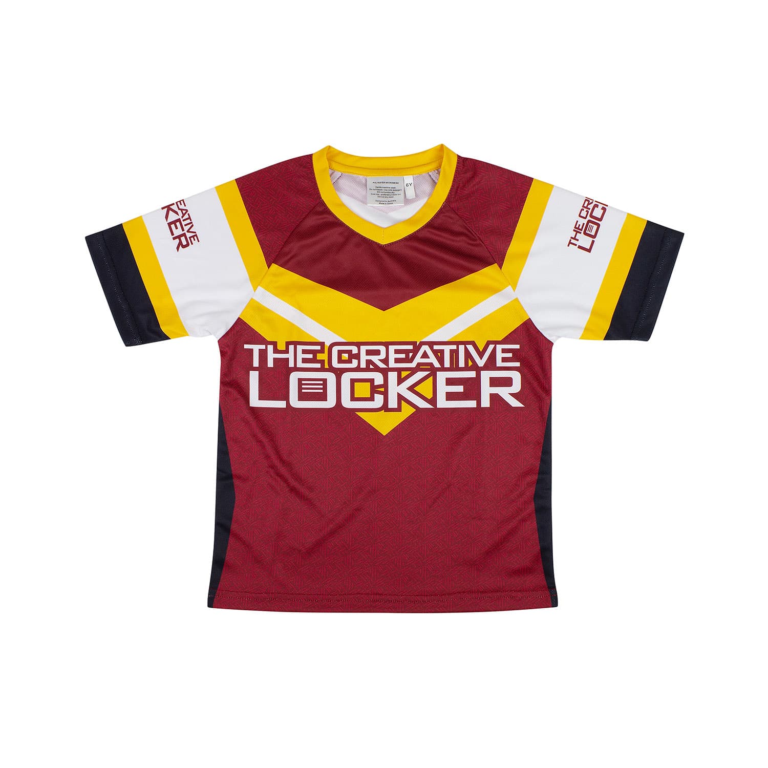 Sports T-Shirt Raglan V Neck Kids