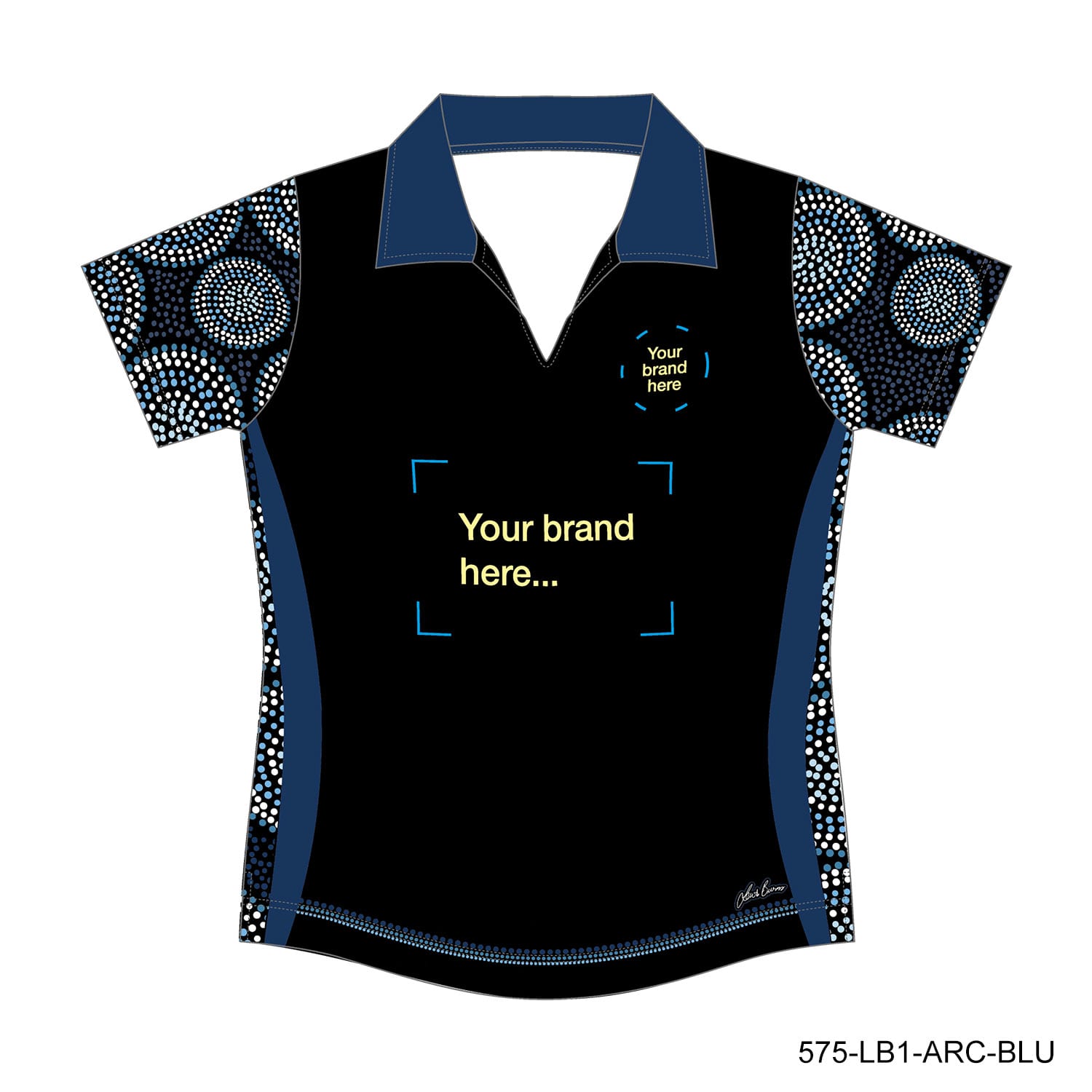 Lewis Burns Open Neck Polo Womens