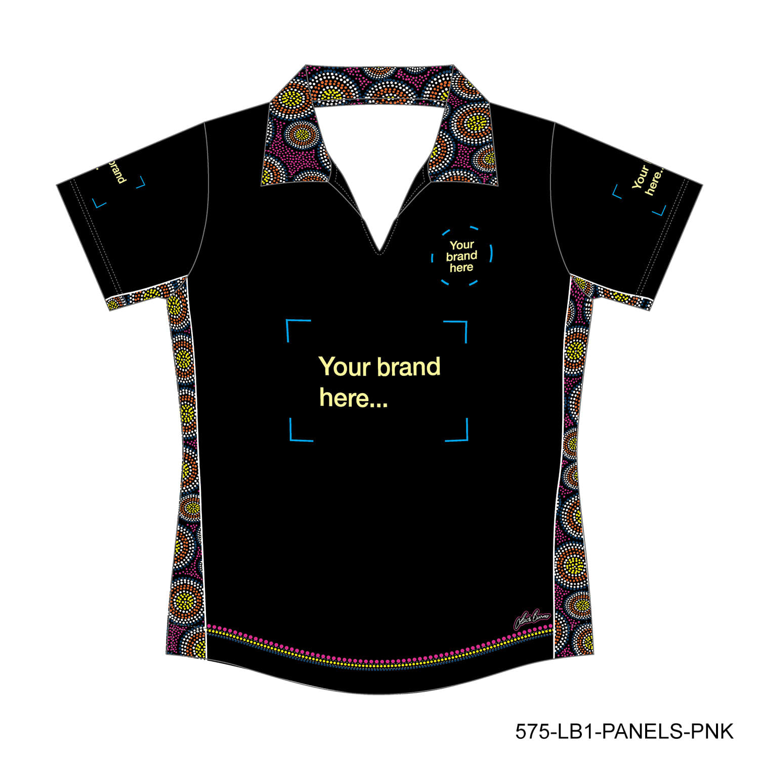 Lewis Burns Open Neck Polo Womens