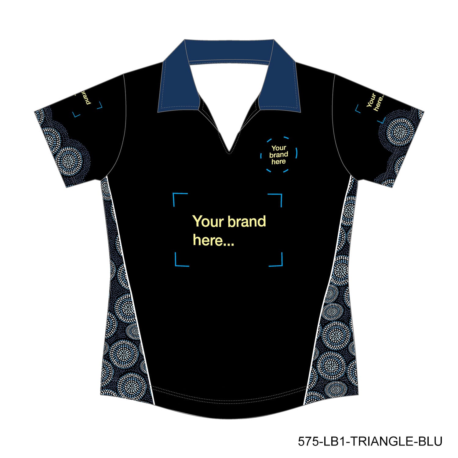 Lewis Burns Open Neck Polo Womens