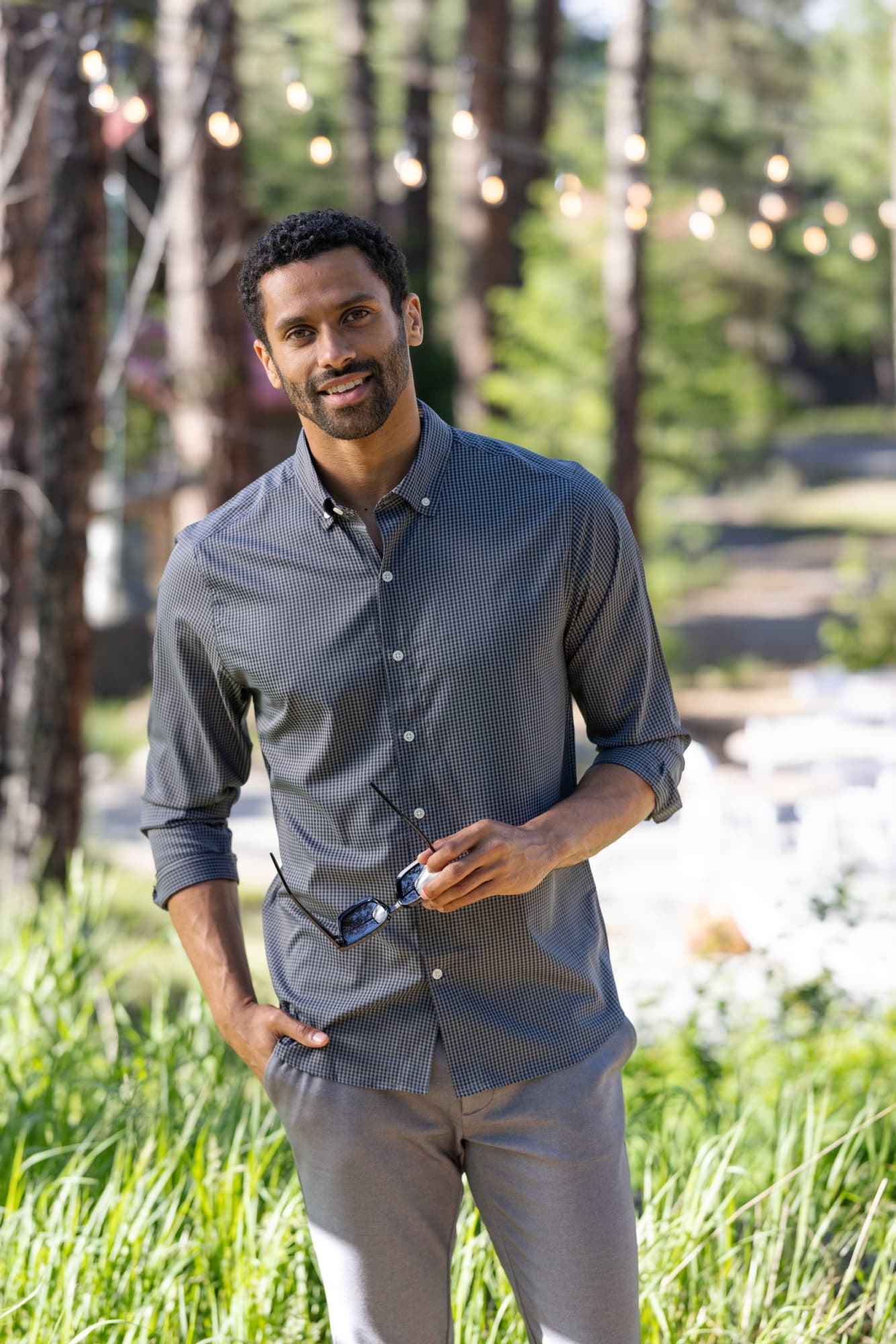 Men's Skyline Gingham Shirt