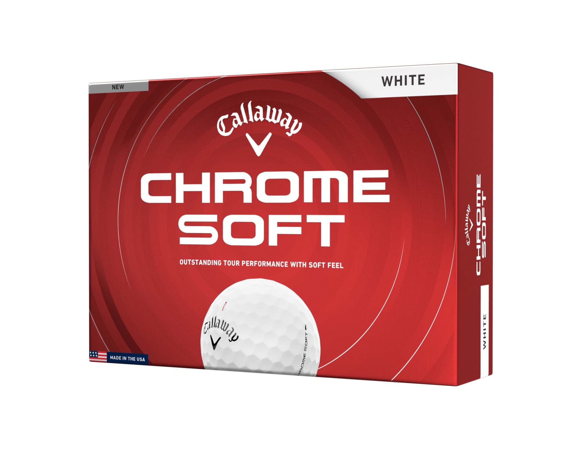 Callaway Golf Chrome Soft Golf Balls - 2026 Model - 3 Ball Sleeves