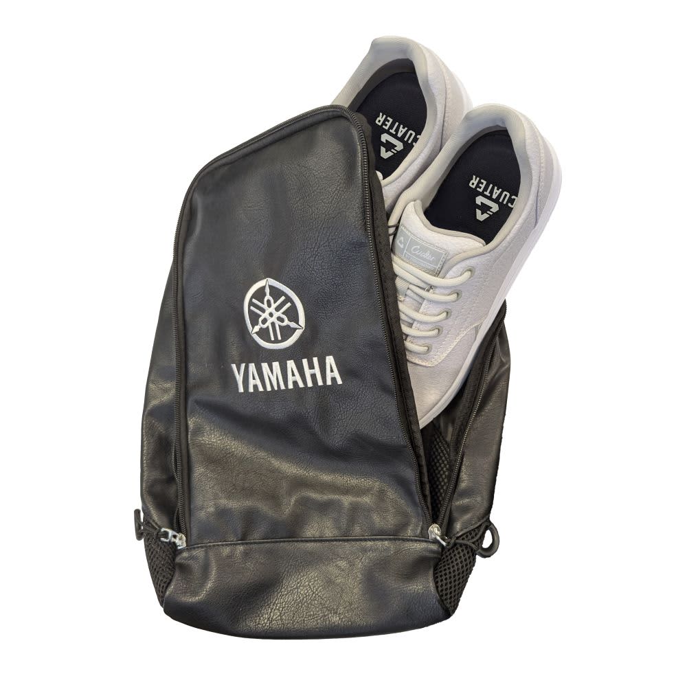 Alternative view of Premium PU Leather shoe bag for travel or corporate gifts. Branding opportunities available with embroidery.