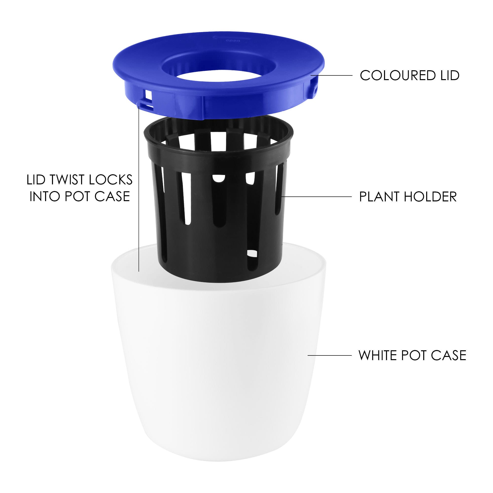 Mini Desk Plant Pot - DPP001 Image 