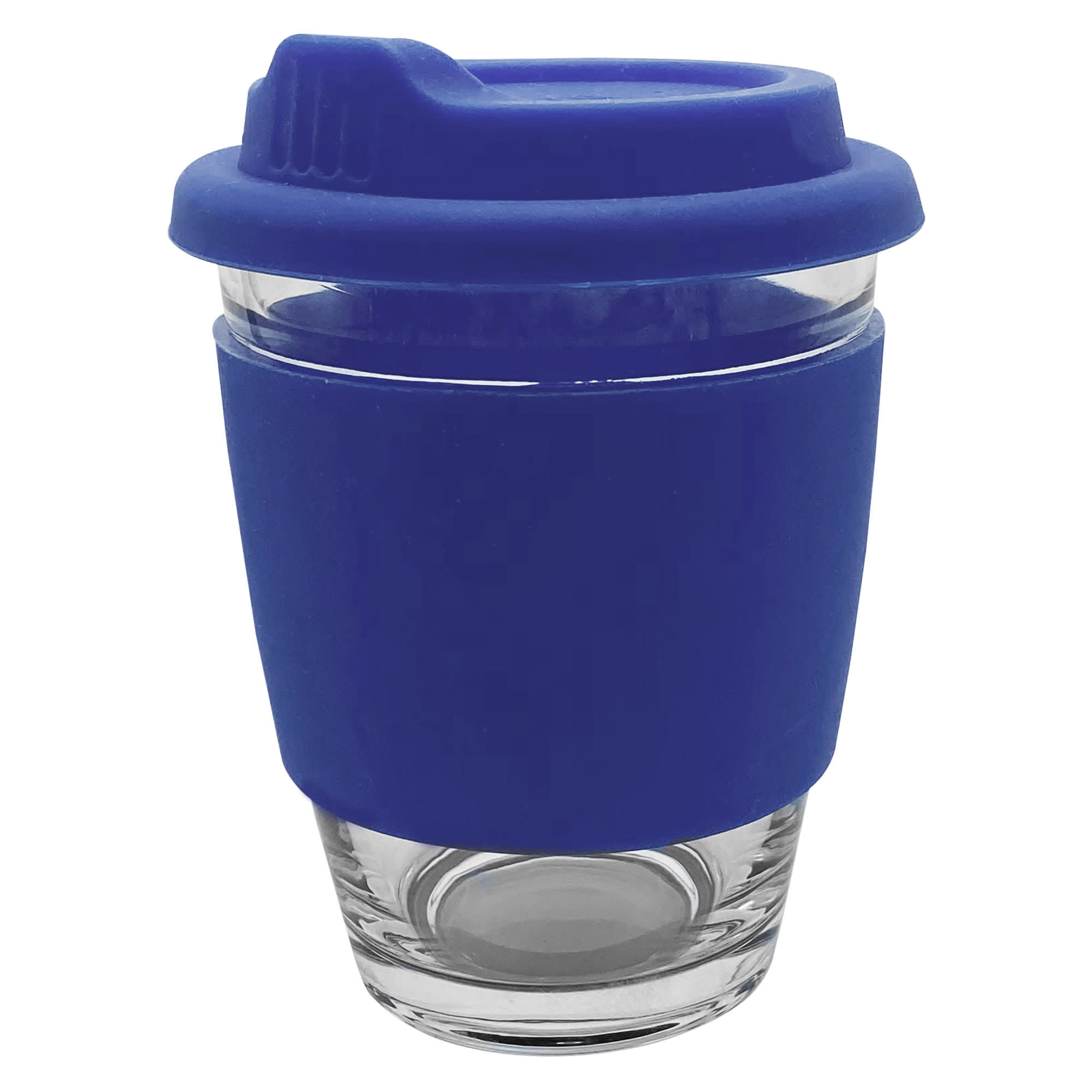 Carlo Glass Coffee Cup – Silicone Band - EK012 Image 