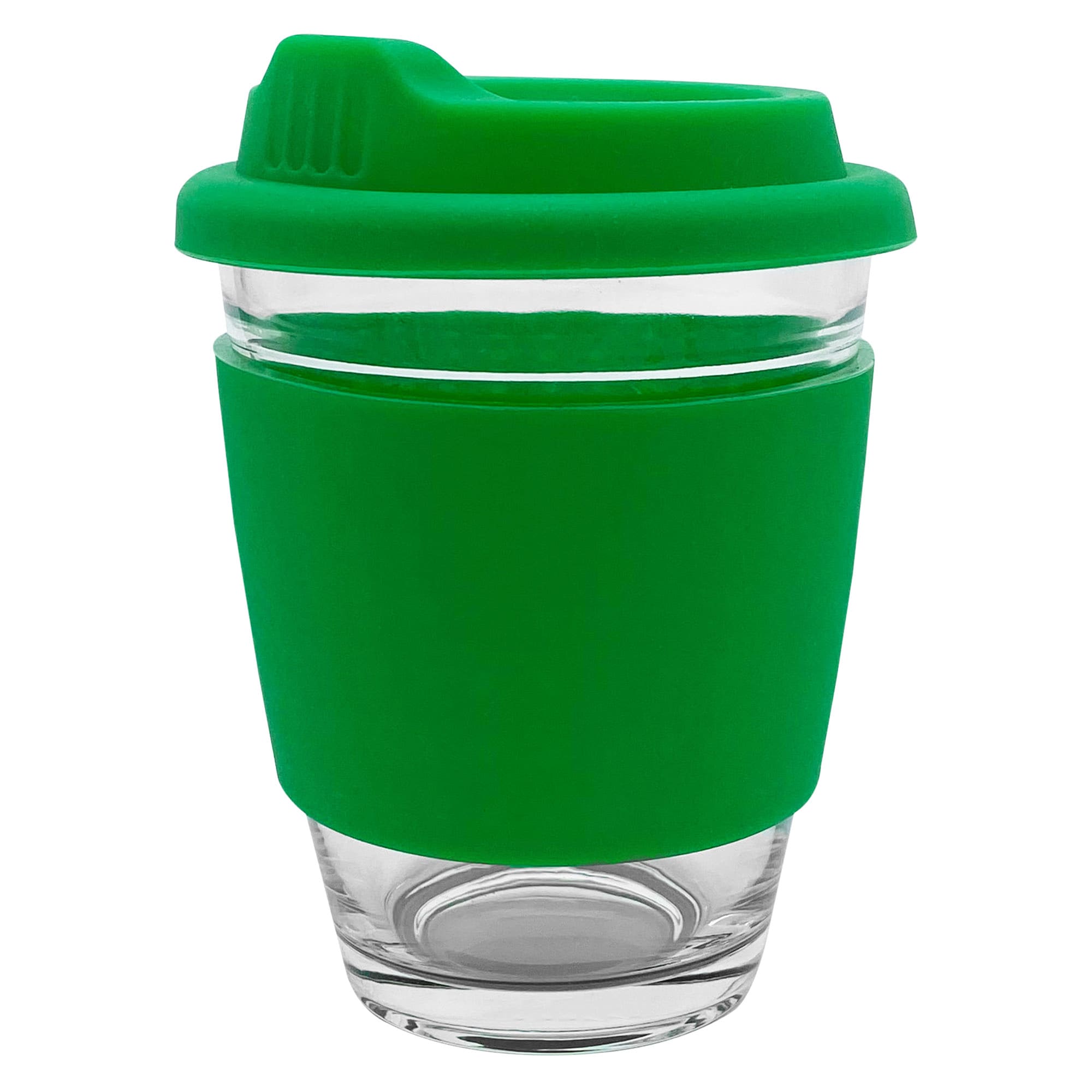 Carlo Glass Coffee Cup – Silicone Band - EK012 Image 