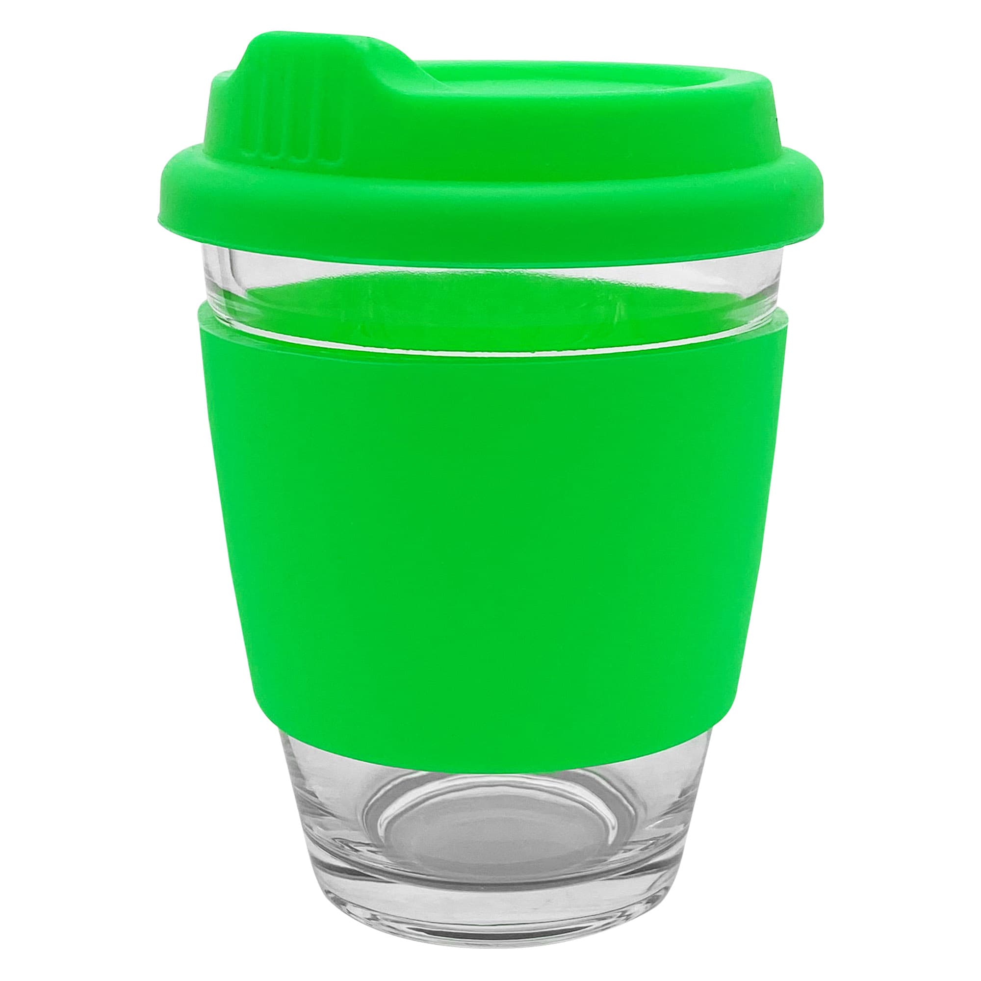 Carlo Glass Coffee Cup – Silicone Band - EK012 Image 