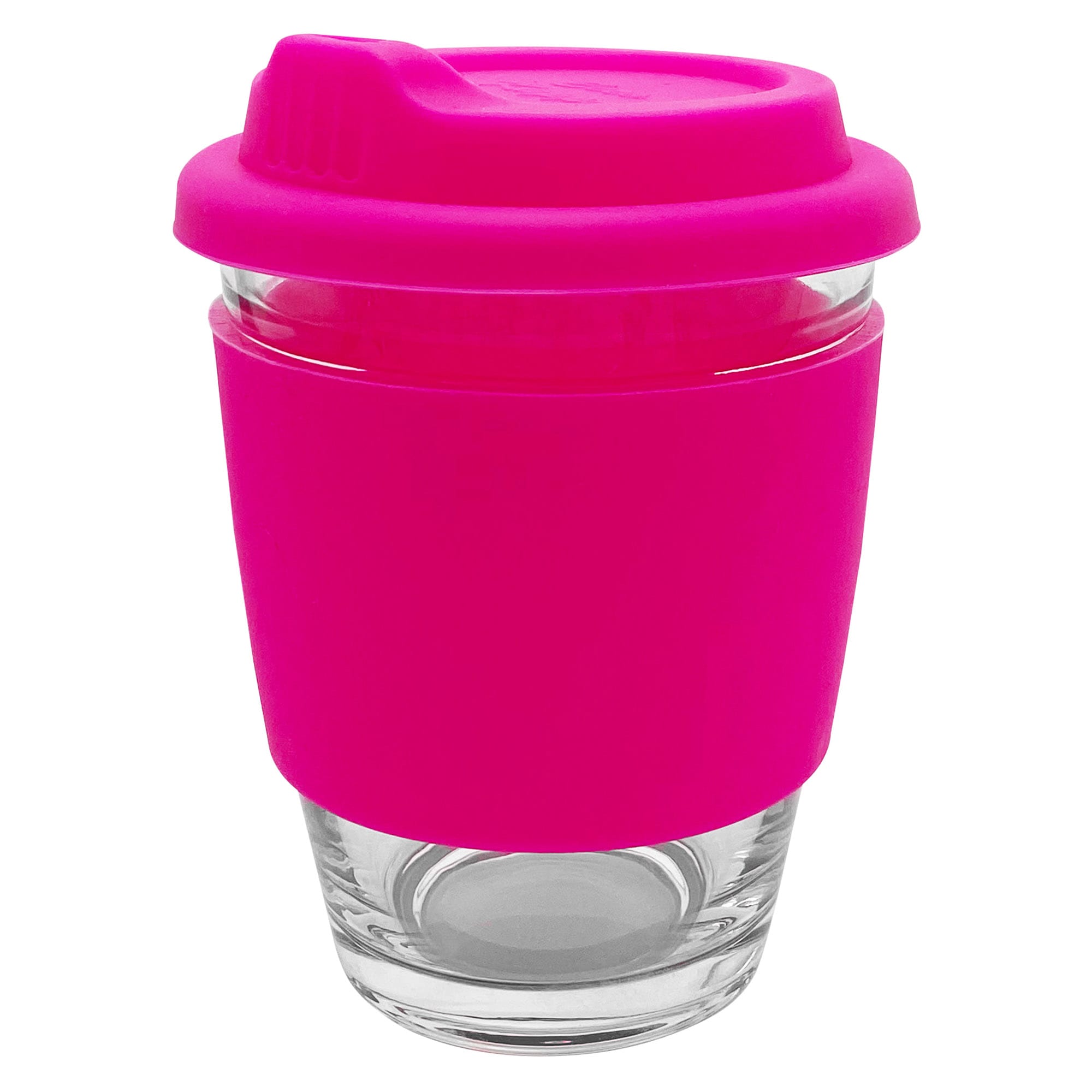 Carlo Glass Coffee Cup – Silicone Band - EK012 Image 