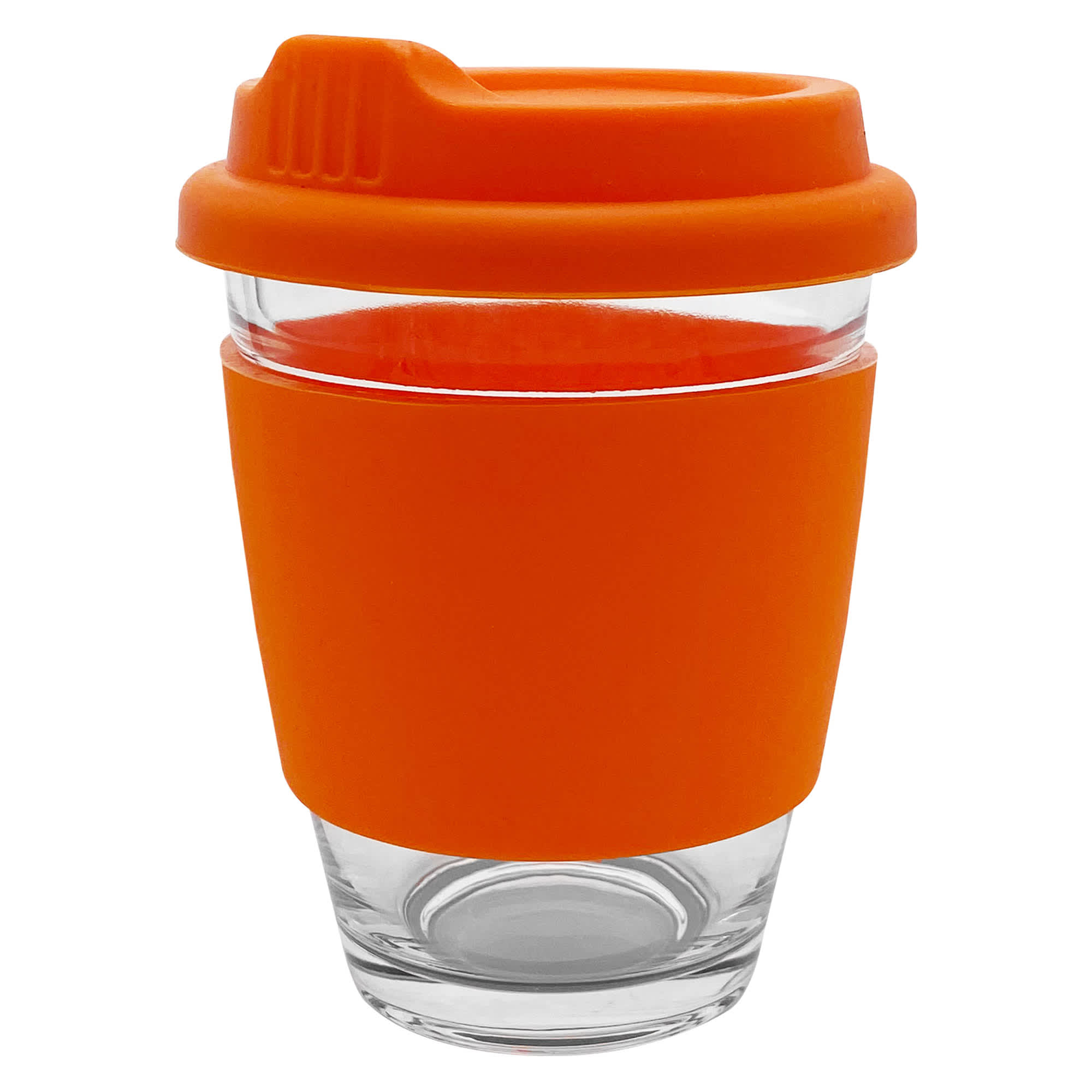 Carlo Glass Coffee Cup – Silicone Band - EK012 Image 