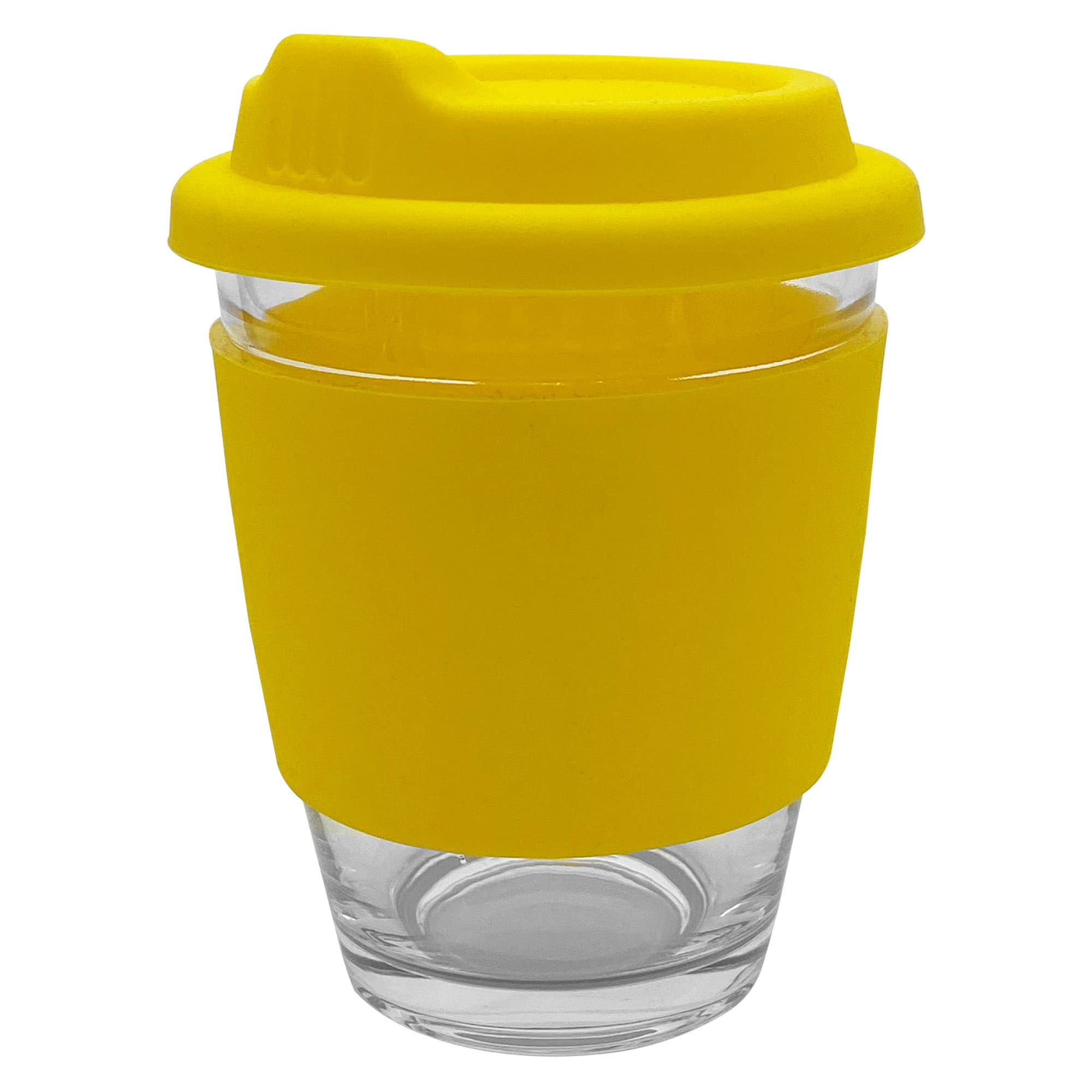 Carlo Glass Coffee Cup – Silicone Band - EK012 Image 