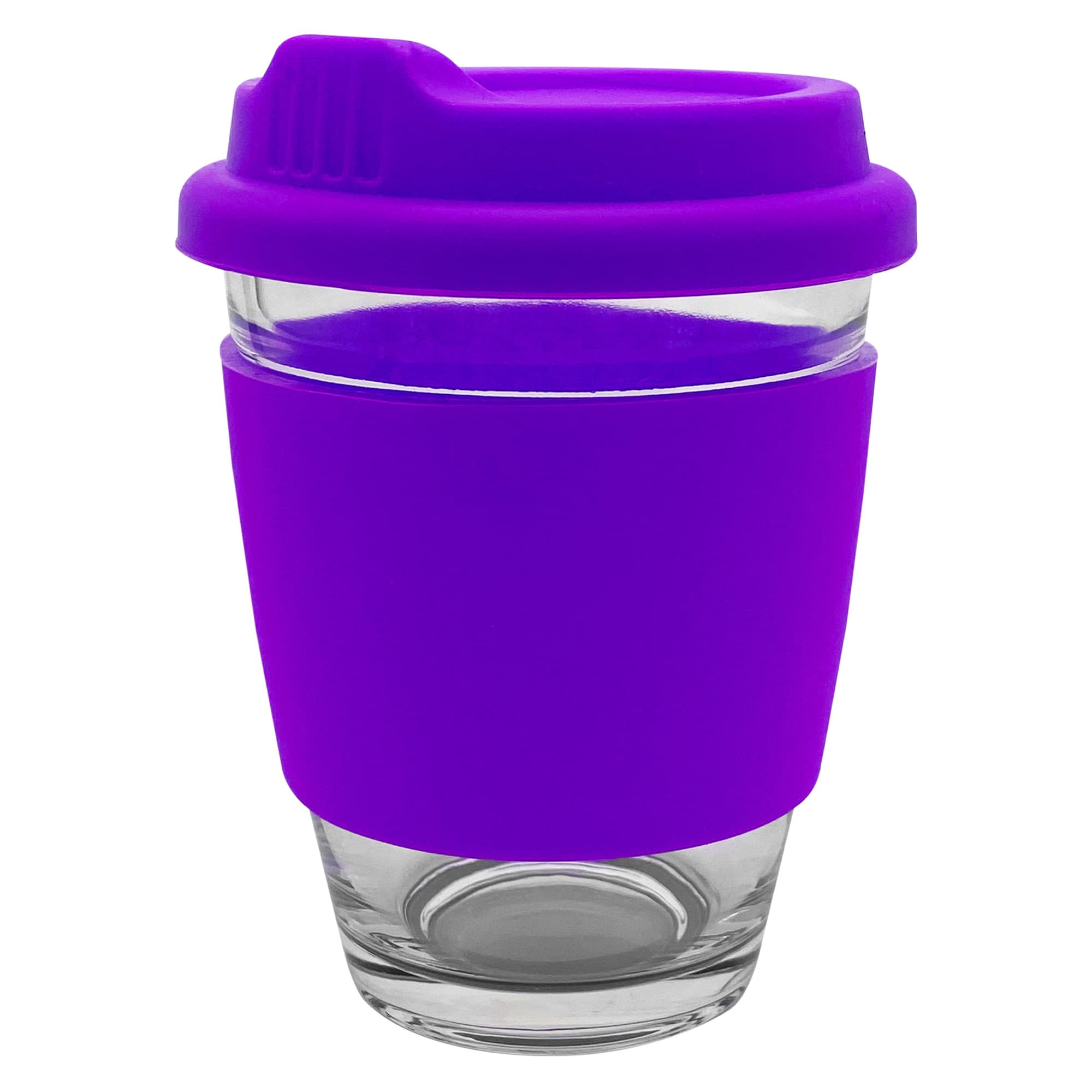 Carlo Glass Coffee Cup – Silicone Band - EK012 Image 