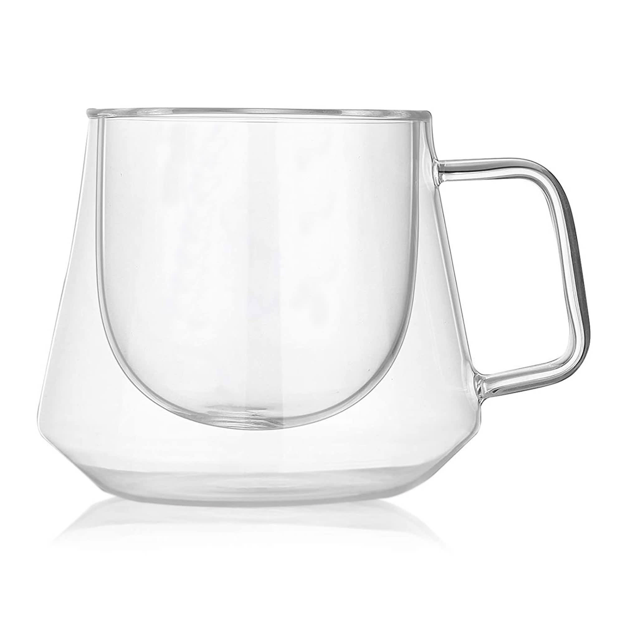 Diamond Glass Coffee Cup - EK015 Image 
