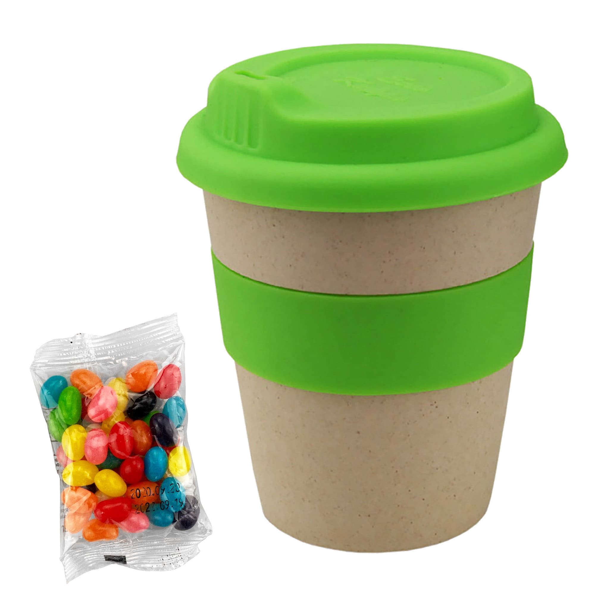 Jelly Bean In 8oz Bamboo Cup - JB014 Image 