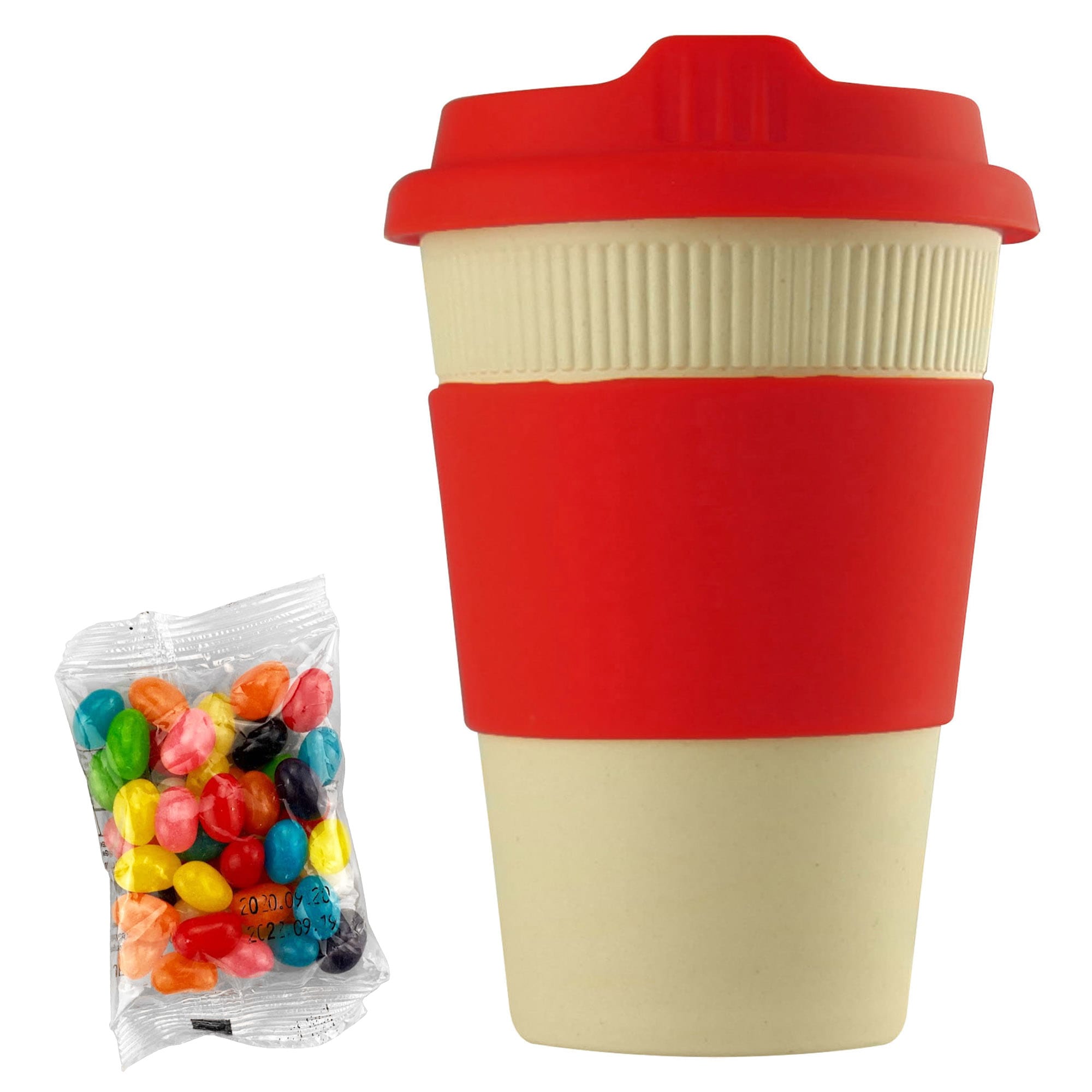 Jelly Bean In 12oz Bamboo Cup - JB015 Image 