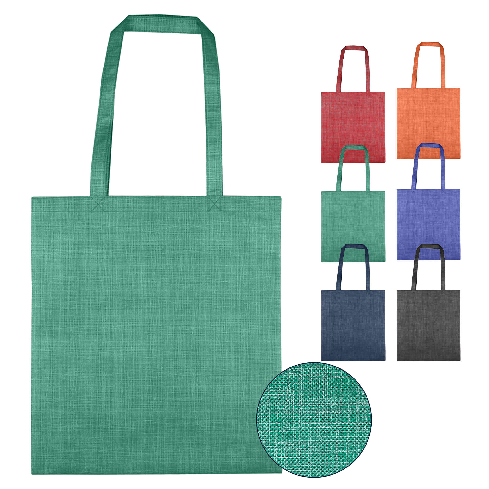 Silver Line Patterned Non Woven Bag - NWB021 Image